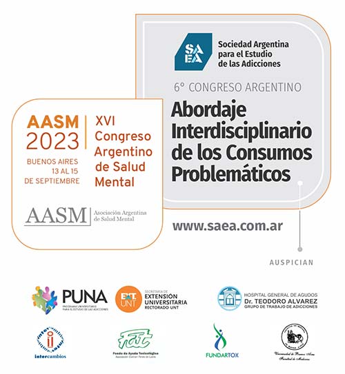 6° Congreso Argentino de Abordaje interdisciplinario de los Consumos Problemáticos